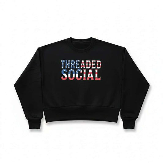 The American Cropped Crewneck