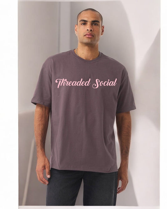 Short Sleeve written logo heavyweight box tee
